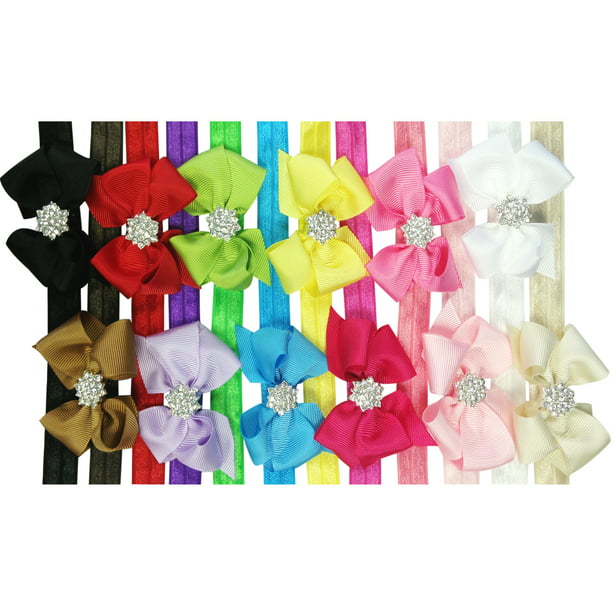 Star Princess Elastic Ribbon Girl Boutique Crystal Ribbon 